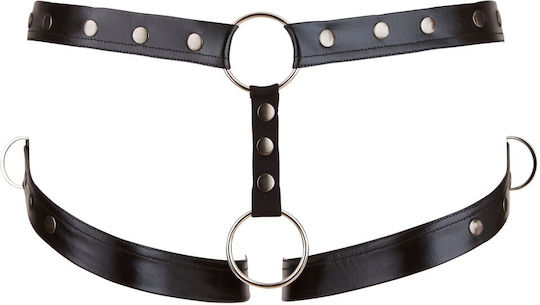 Svenjoyment Underwear Wetlook Belt with Cock Ring Black