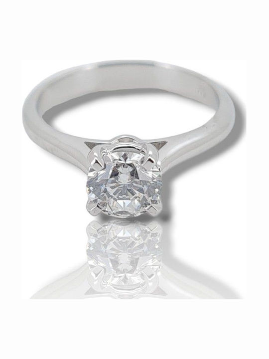 Mentzos Single Stone with Diamond