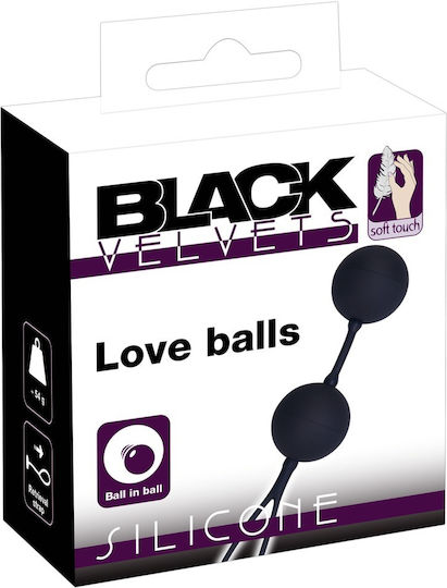 You2Toys Black Velvets The Perfect Balls Black