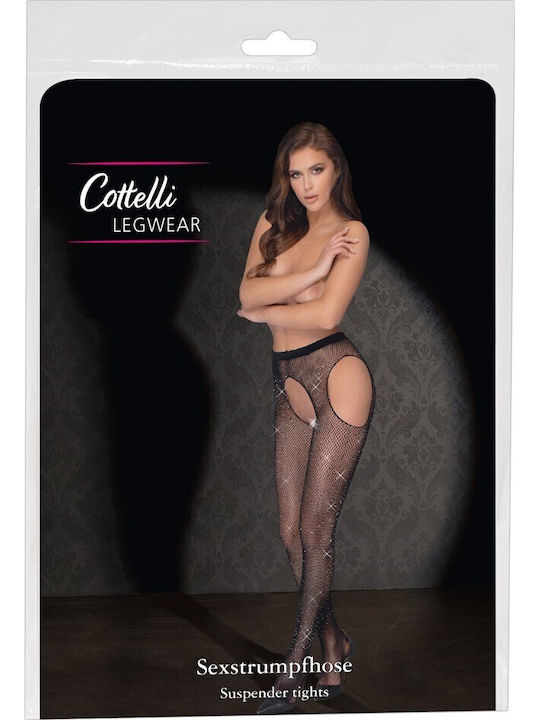 Cottelli Collection Sexy Καλσόν Μαύρο