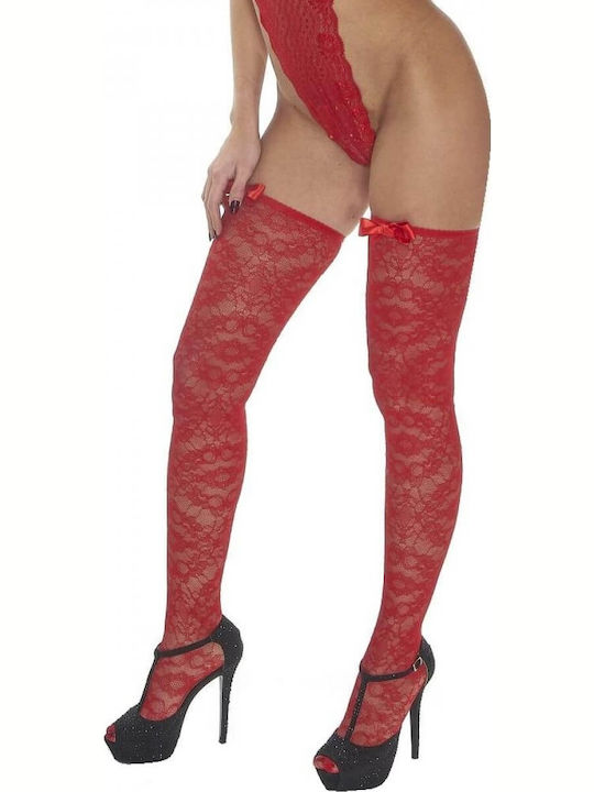 Afil Sexygirl Lace Socks Sexy Red Socks