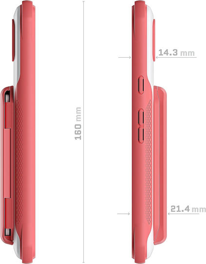 Ghostek Exec 6 Back Cover Μεταλλικό Ροζ (Google Pixel 7a)