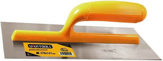 UYUS TOOLS Σπάτουλα Πλακιδίων Μεταλλική 280x125mm με Ξύλινη Λαβή LLS103