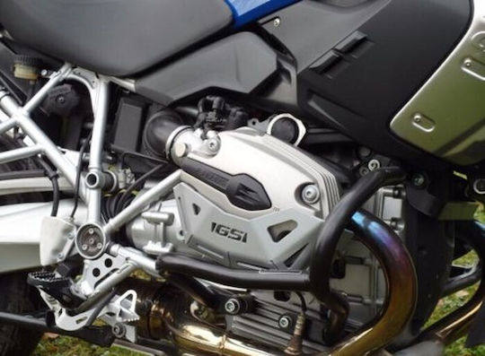 Moto Discovery Προστατευτικό Κάλυμμα Κινητήρα Μοτοσυκλέτας Ασημί