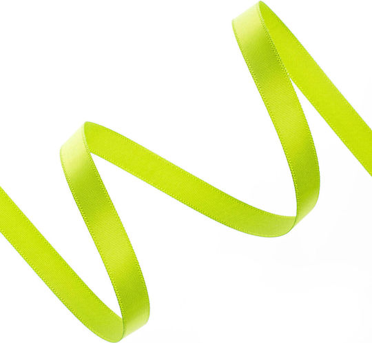 Kyriacou Satin Panglică Monocromie Verde 100metri cu lățime 10mm