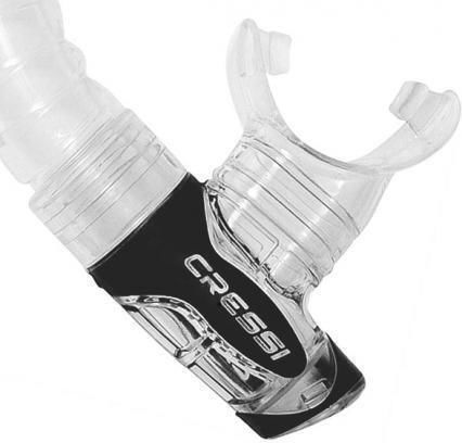 CressiSub Gamma Snorkel Blue with Silicone Mouthpiece