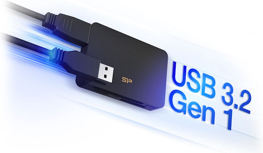 Silicon Power Card Reader USB 3.2 για SD/microSD/CompactFlash