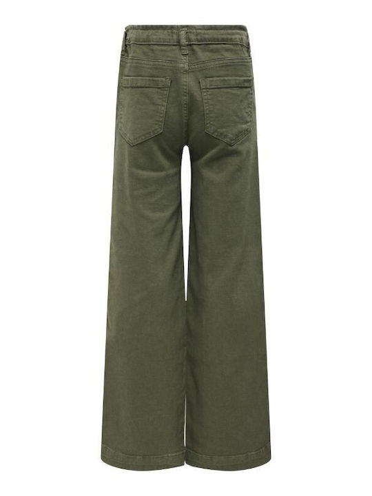 Kids Only Girls Fabric Pant Khaki