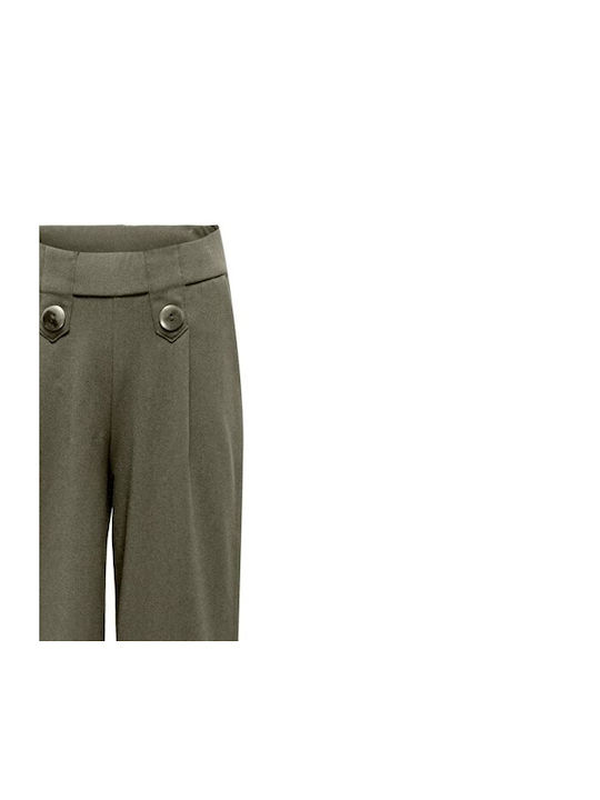 Kids Only Girls Fabric Pant Khaki