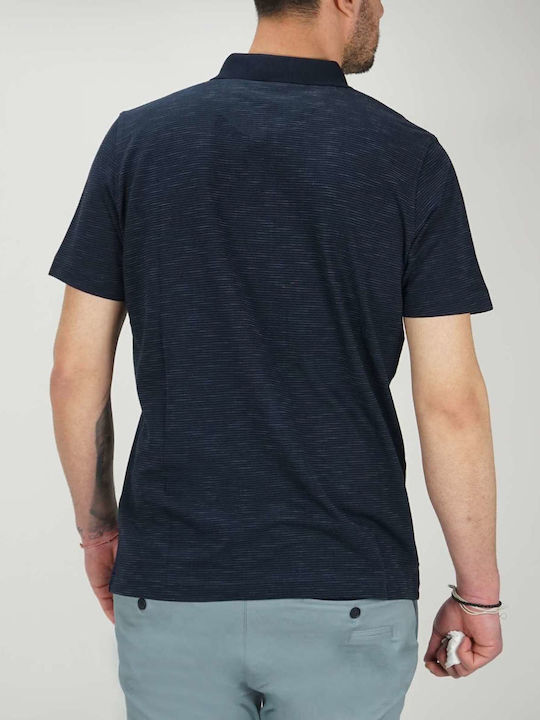 .Tommy Polo Short Sleeve Blouse Navy Blue