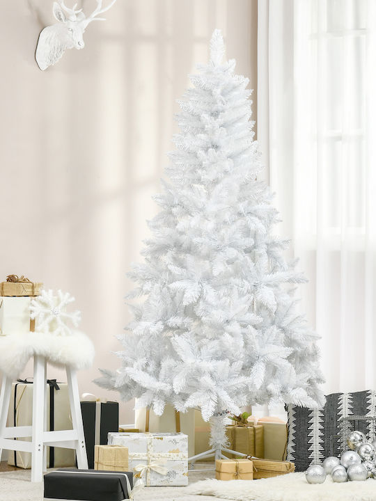 Weihnachtsbaum 180cm mit 550 Zweige Weiß