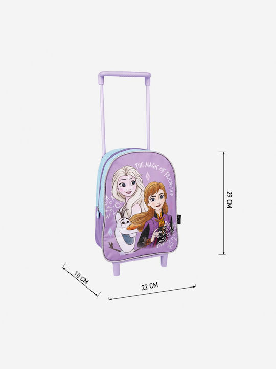 Cerda Frozen School Bag Trolley Elementary, Elementary Lilac