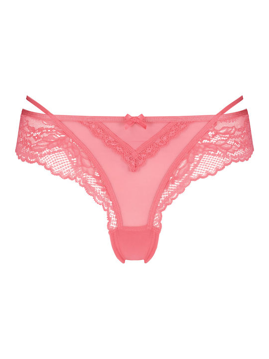 Hunkemöller Damen Brasilien mit Spitze Rosa