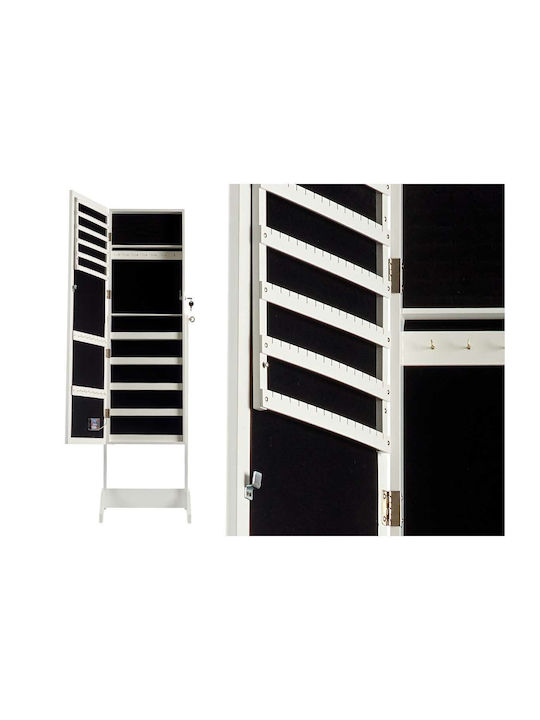 Gift Decor Floor Mirror With White Wooden Frame 147x41cm