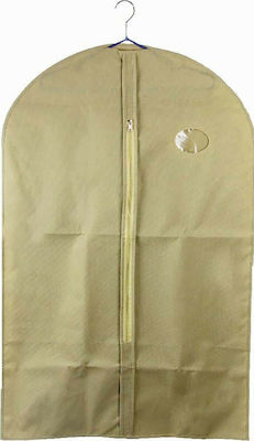 Sidirela Fabric Hanging Storage Case For Coats in Beige Color 60x60cm 1pcs
