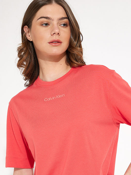 Calvin Klein Women's Athletic T-shirt Orange