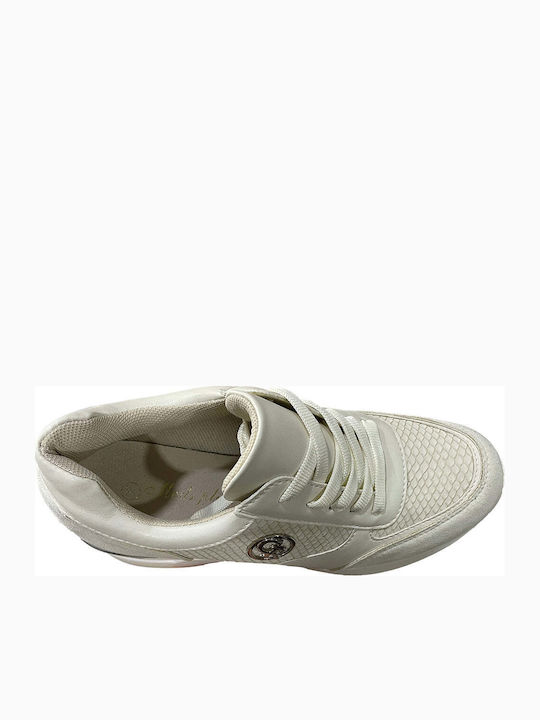 Damen Sneakers Beige