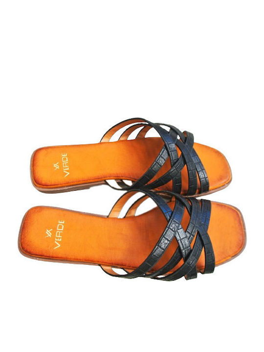 Women's Flat Sandals Anatomic in Green Color