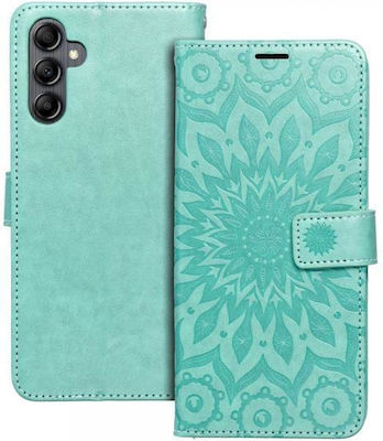 Mezzo Synthetic Leather Wallet Mandala Green (Galaxy A14 5G)