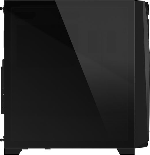 Gigabyte C301 Glass Gaming Midi Tower Κουτί Υπολογιστή με RGB Φωτισμό Μαύρο