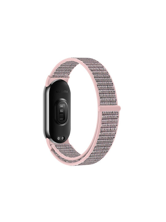 Tech-Protect Nylon Λουράκι Υφασμάτινο Ροζ (Xiaomi Smart Band 8 / 8 NFC)