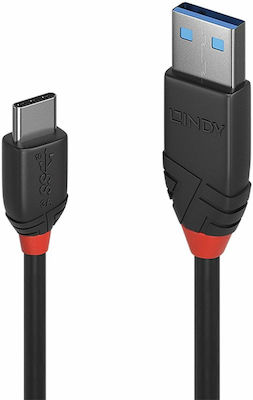 Lindy USB 3.2 Cable USB-C male - USB-A male Black 1.5m