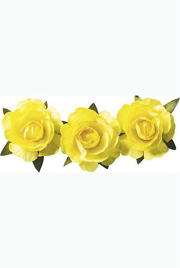 Knorr Prandell Paper Decorative Flower for DIY Crafts Yellow 12 Pieces