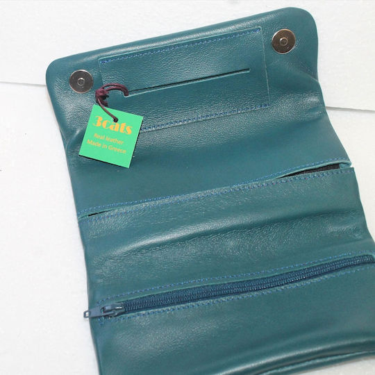 Panora Tobacco Pouch HANDMADE With Magnetic Clasp Light Blue
