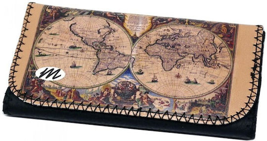 Monte Pungă Pentru Tutun Din Piele Ecologică Bej Cu Buton 16x8.5cm