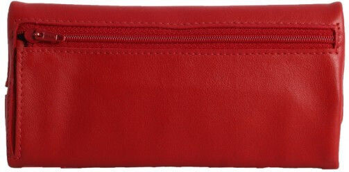 Marvel Leather Tobacco Pouch With Magnetic Clasp Red