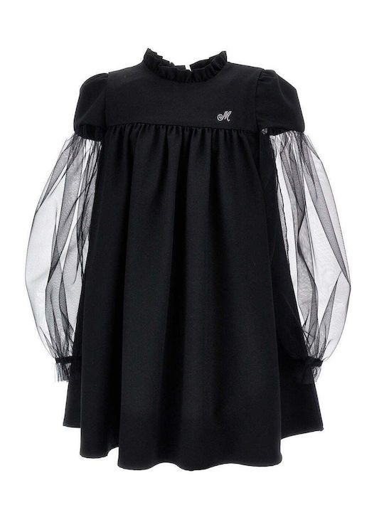 Kinderkleid Langärmelig Schwarz