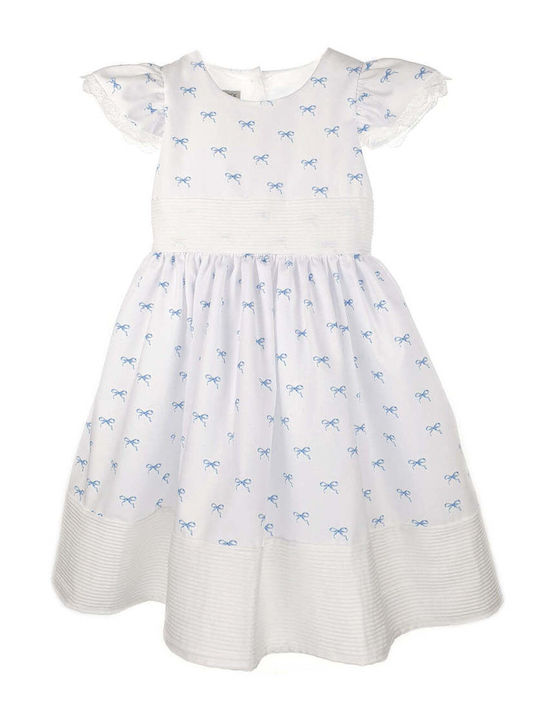 Designer's Cat Kids Dress Sleeveless White