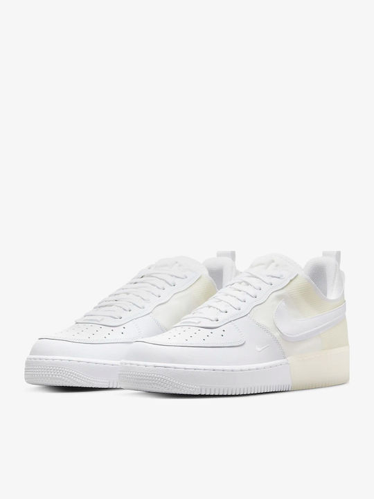 Air Force 1 React Ανδρικά Sneakers Λευκά