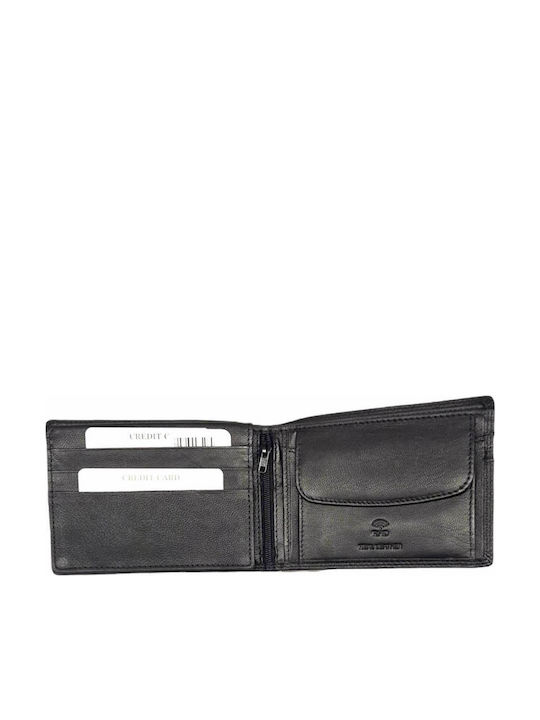 Leather Men's Wallet Classic with RFID Black