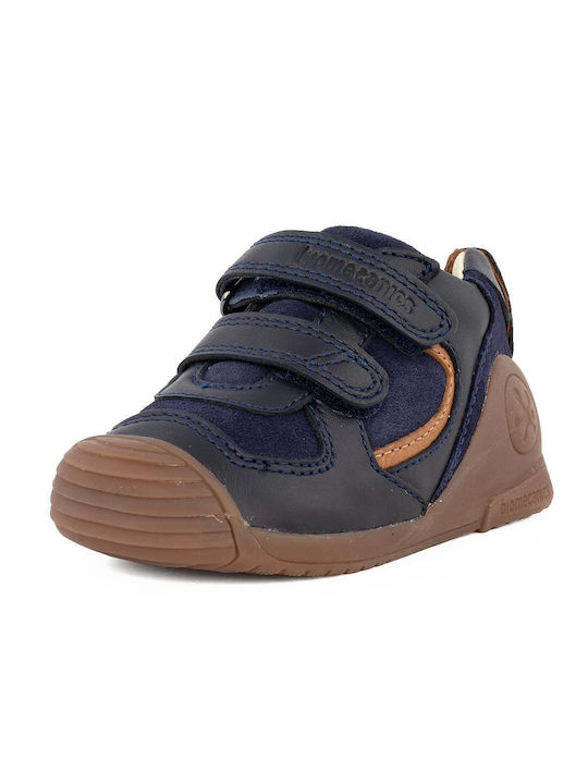 Biomecanics Kinder-Sneaker Anatomisch mit Klettverschluss Blau