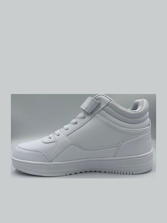 Champion Mid Cut Sneakers Λευκά