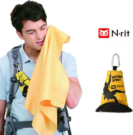 Polo N-Rit Πετσέτα Microfiber Προσώπου σε Θήκη Πορτοκαλί 40x40εκ.