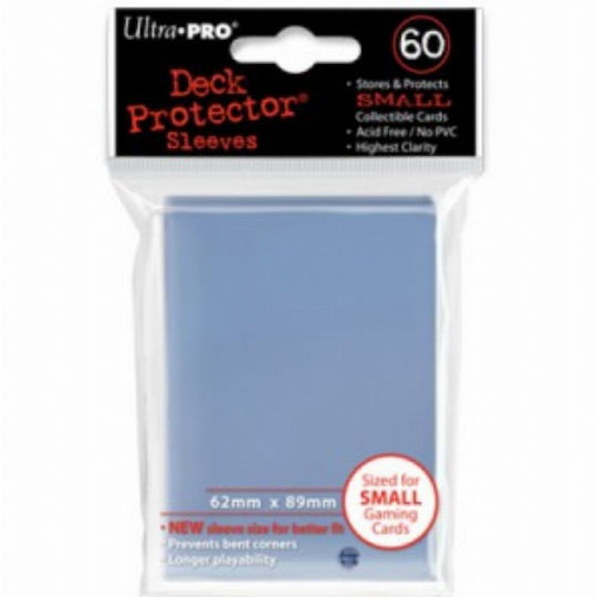 Ultra Pro Game Accessory Card Sleeves Small Clear 62x89 60τμχ 82962