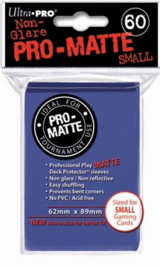 Ultra Pro Pro-Matte Kleine Kartenhüllen Japanisches Kartenformat 60Stück Blau