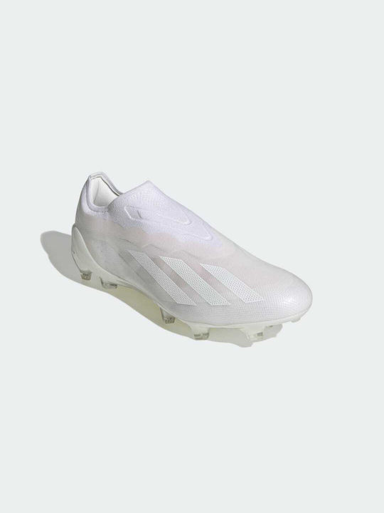 Adidas X Crazyfast.1 FG Scăzut Pantofi de Fotbal cu clești Albe