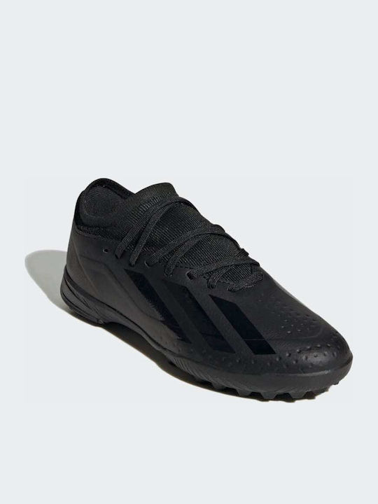 X Crazyfast.3 Kids Turf Soccer Shoes Core Black