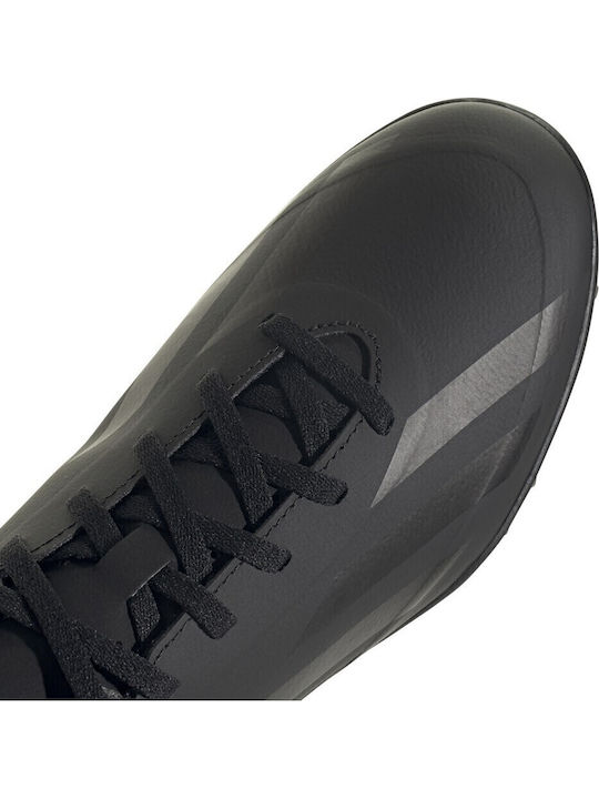 adidas X Crazyfast.4 Football Shoes with Molded Cleats Core Black