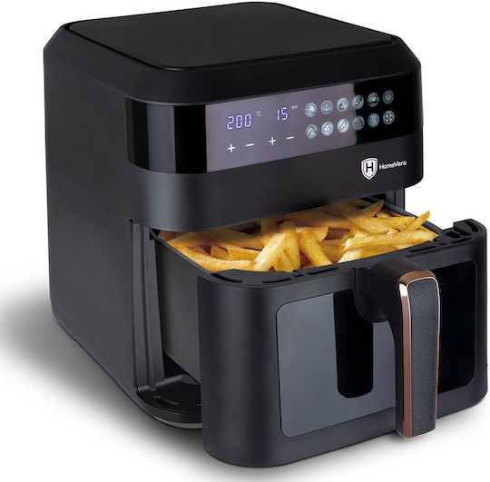 HomeVero HV-AF6.3 Air Fryer 6.3lt Μαύρο