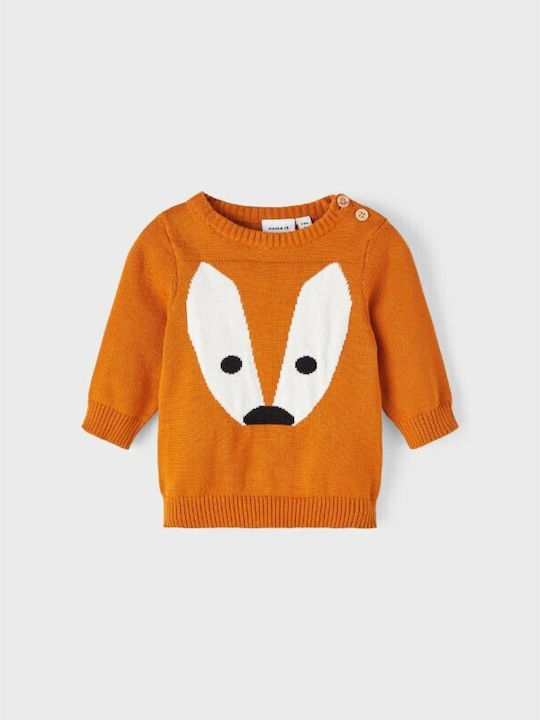 Name It Children's Sweater Long Sleeve Orange