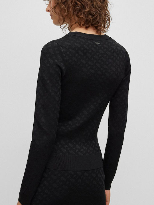 Hugo Boss Women's Long Sleeve Sweater Black