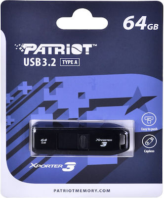 Patriot Xporter 3 64GB USB 3.2 Stick Negru