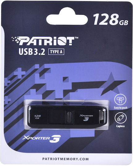 Patriot Xporter 3 128GB USB 3.2 Стик Черен
