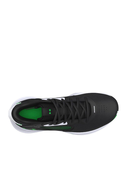 Lockdown 6 Kids Sports Shoes Basketball with Laces Black