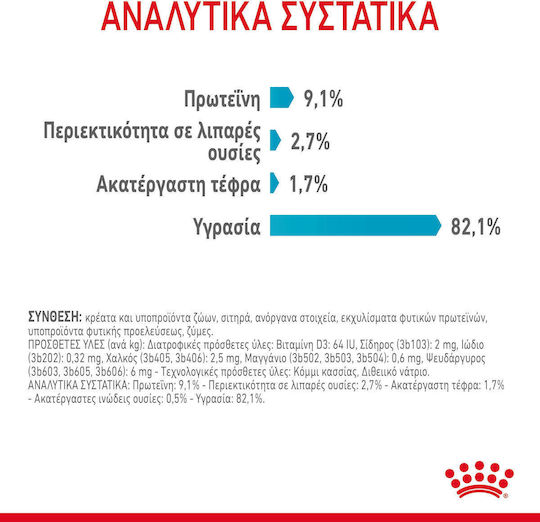 Royal Canin Urinary Wet Food for Adult Cats in Pouches with Poultry and Rice 85gr