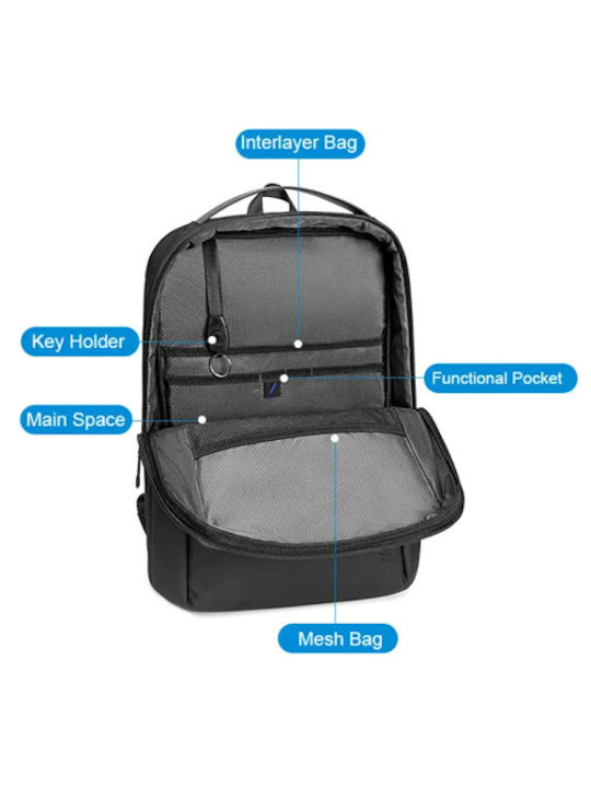 Arctic Hunter Backpack Backpack for 15.6" Laptop Black B00574-BK